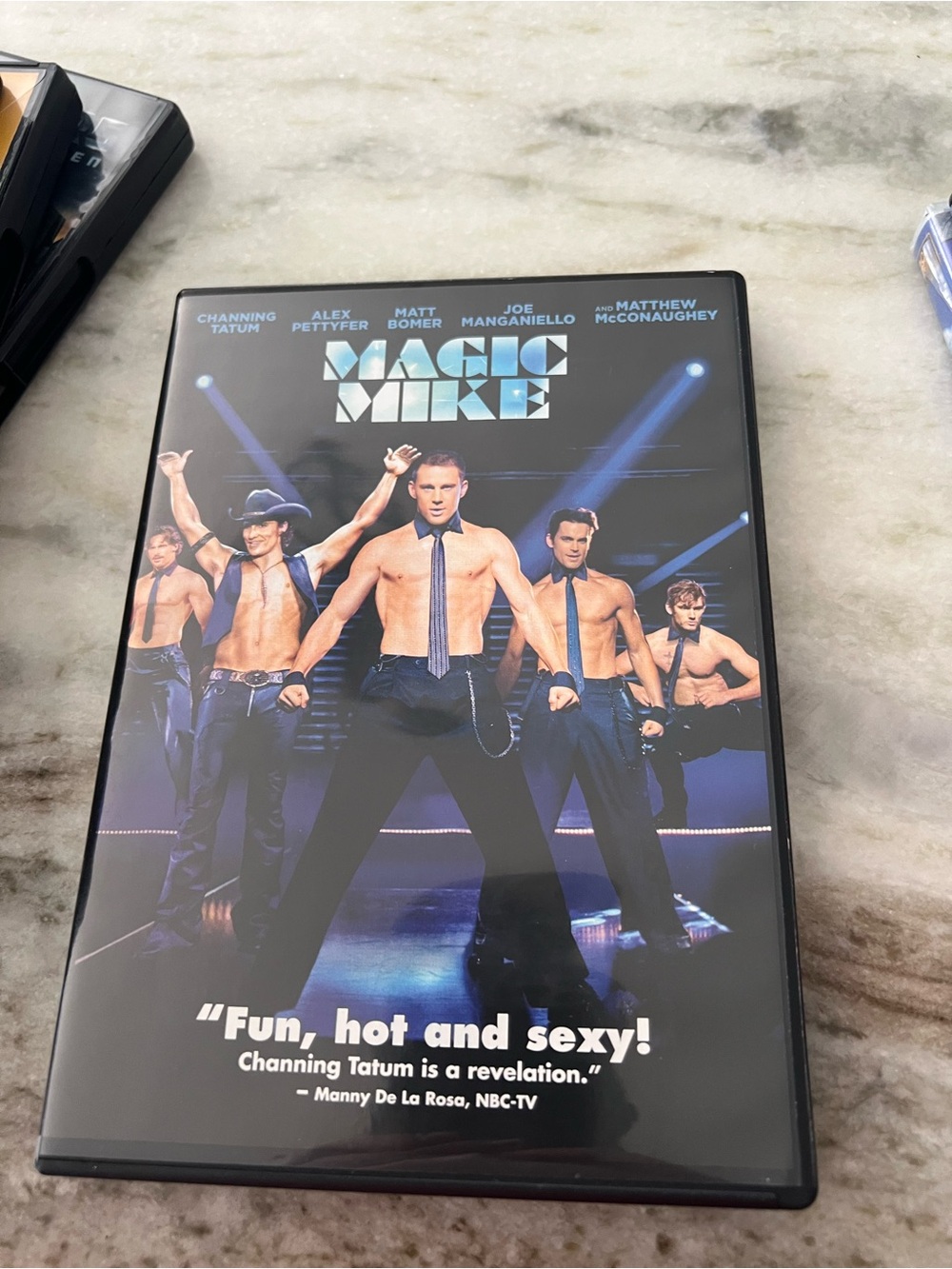 Magic Mike DVD - Black and Blue Cover